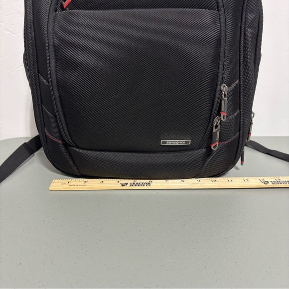 Samsonite Luggage Backpack Laptop TSA Friendly Carry On Black Tablet Pockets - Picture 15 of 16